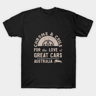 Great Cars - Chrome and Coils - Australia T-Shirt